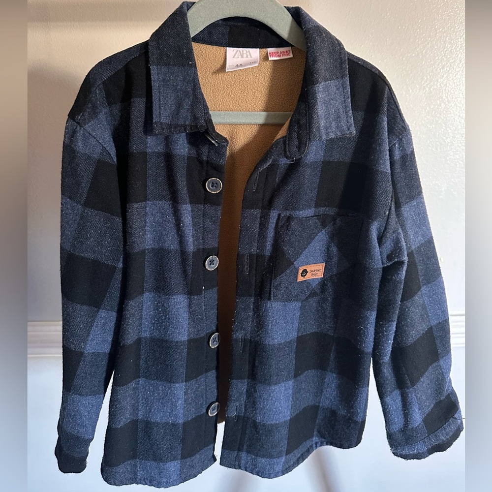 Zara boys flannel